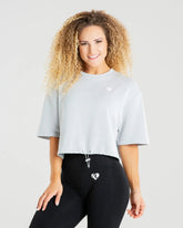 Power Crop Top | Mist Grey WOMEN'S BEST